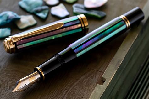 Pelikan M1000 Fountain Pen Raden Green Ray Limited Edition The