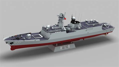 Type 054a Jiangkai Frigate 3d Model Turbosquid 1452940