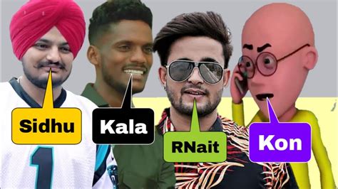 Panjabi Singers Roast Video 2024 Sidhu Moose Wala Vs R Nait Vs Kaka