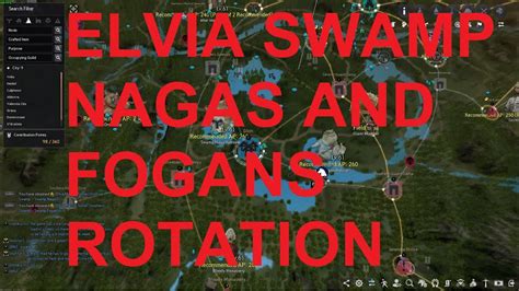 Elvia Swamp Nagas And Fogans Rotations Black Desert Online YouTube