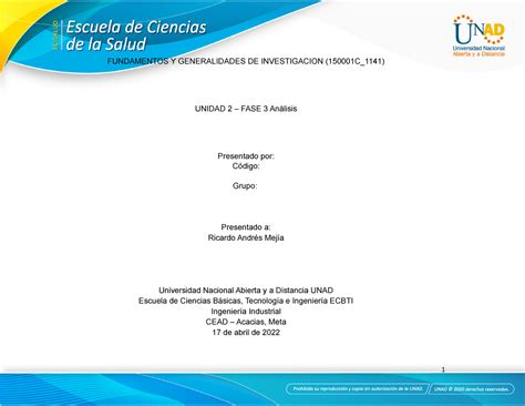 Matriz 2 Análisis Fase 3 fundamentos y gneralidades de