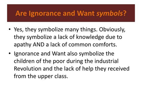 PPT - Ignorance and Want PowerPoint Presentation, free download - ID ...