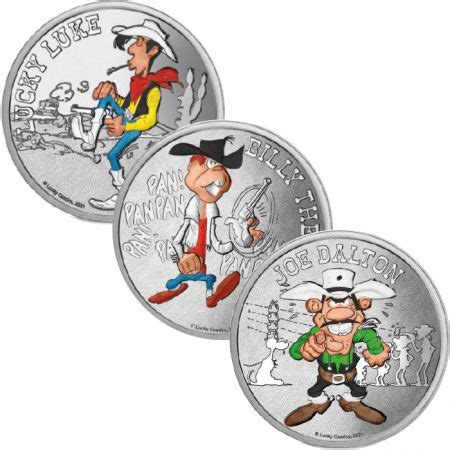 Lot N X Mini M Daille Ans De Lucky Luke Par La Monnaie De