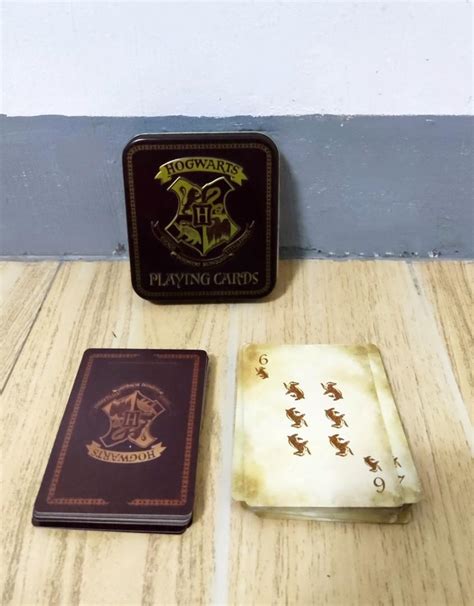 Harry Potter Hogwarts Playing Cards Hobbies Toys Toys Games On