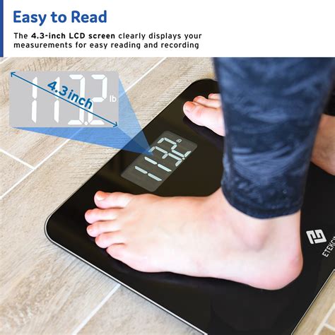 Etekcity High Precision Digital Body Weight Bathroom Scale With Ultra