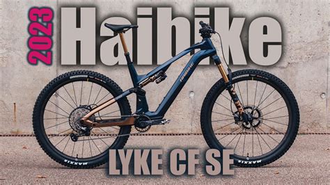 The New Haibike LYKE CF SE 2023 Light EMTB With Fazua Ride 60 Motor