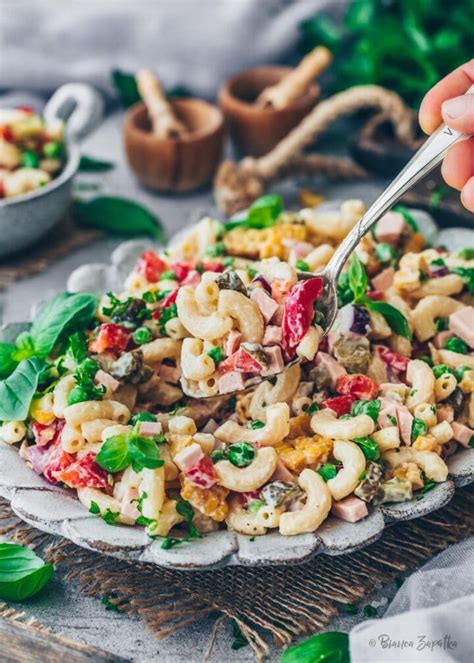 Veganer Nudelsalat Mit Mayo Omas Klassiker Bianca Zapatka Rezepte