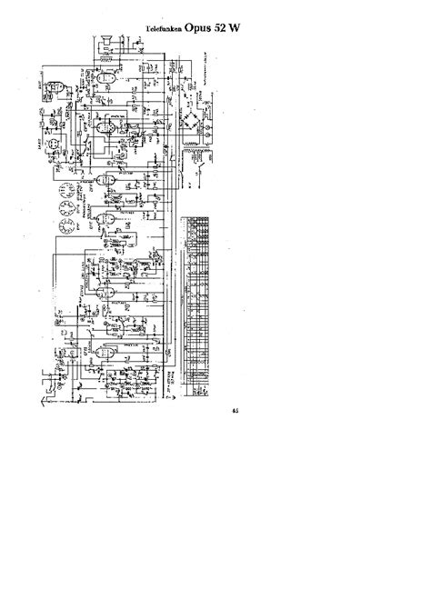 Telefunken Opus 52w Am Fm Radio Sch Service Manual Download Schematics