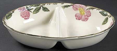 Home Living Bowls Dining Serving Franciscan Desert Rose Segmented