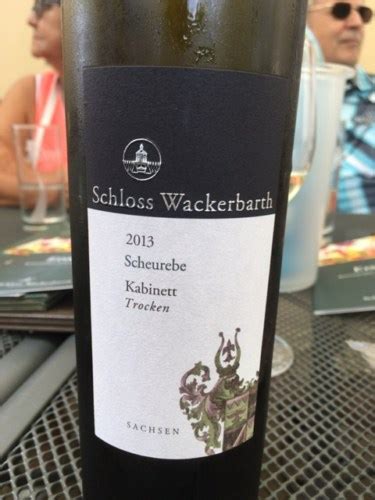 2013 Schloss Wackerbarth Scheurebe Kabinett Trocken Vivino US