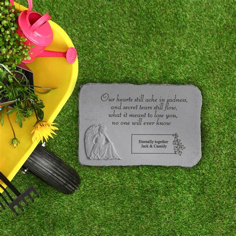 Kay Berry Our Hearts Still Ache Angel Personalized Pet Memorial Stone