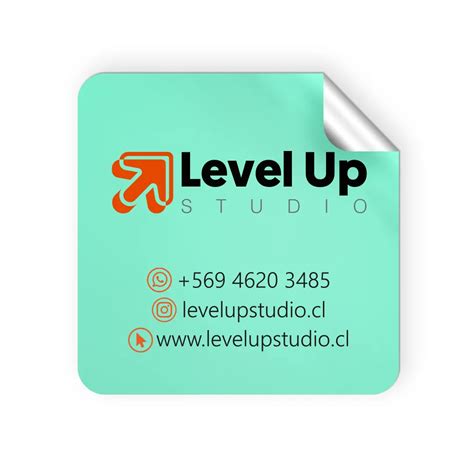 1000 Stickers 3x3 Cm Adhesivo Pvc Troquelados Level Up Studio