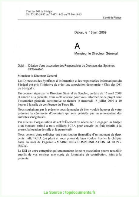 lettre invitation officielle À Voir