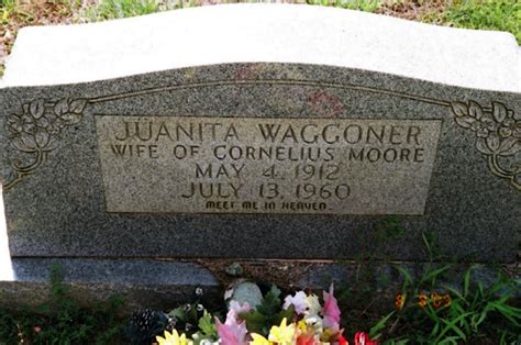 Juanita Waggoner Moore 1912 1960 Find A Grave äreminne