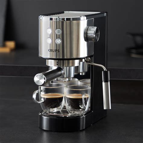 Krups Virtuoso XP442C11 Espresso ESE Pod Coffee Machine - St. Steel ...