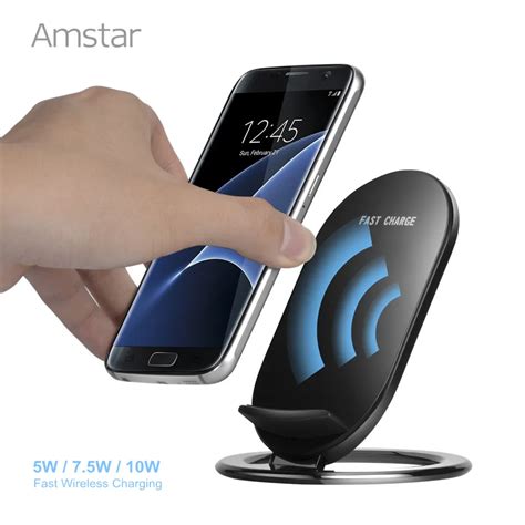 Amstar Dual Coil W Qi Wireless Charger For Samsung S S Fast