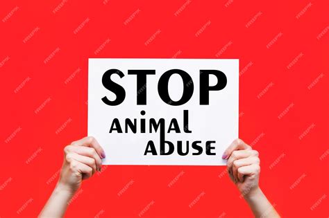 Stop Animal Abuse Signs