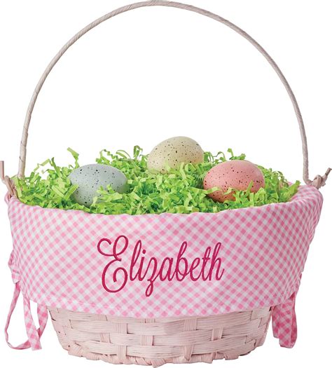 Amazon Personalized Easter Egg Basket With Handle And Custom Name