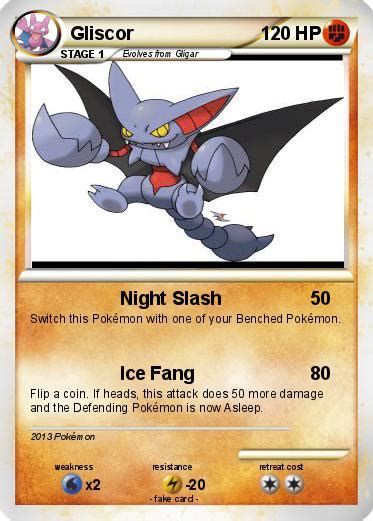 Pokémon Gliscor 137 137 - Night Slash - My Pokemon Card