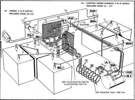 Ezgo Volt Wiring Diagram Txt Model