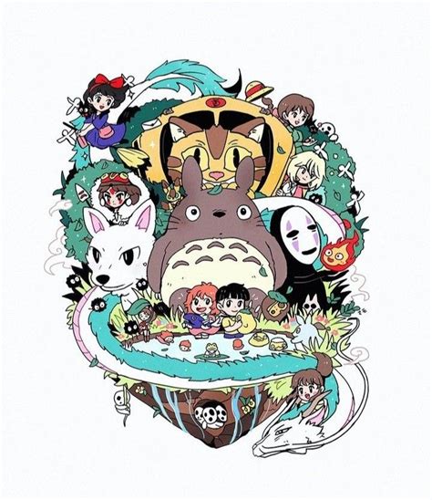 Pin By Sandra Cruz On Tattoos In Ghibli Artwork Studio Ghibli