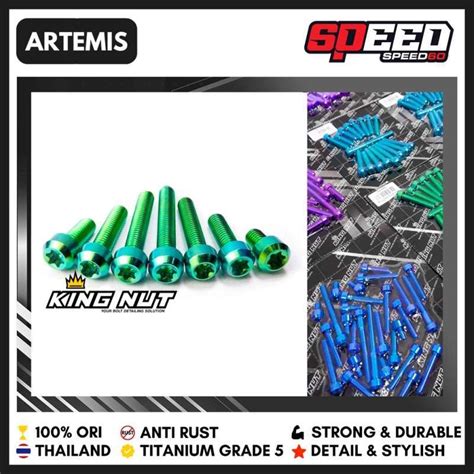 Jual Baut Set Kalter Blok Mesin Honda Megapro Baut Titanium Probolt