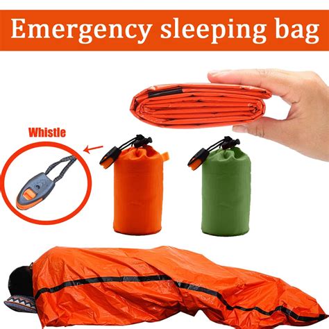 Portable Waterproof Emergency Survival Sleeping Bag Outdoor Edc Camping