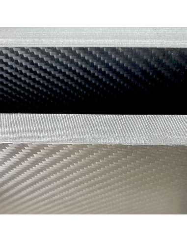 Two Sided Carbon Fiber Plate MATTE 1000 X 800 X 20 Mm