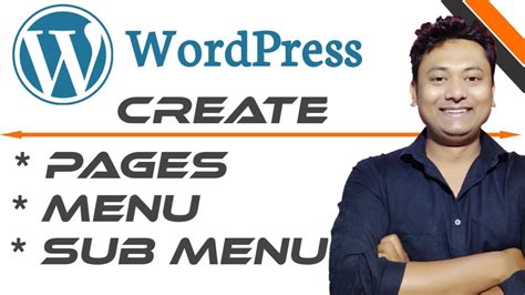 How To Create A Page In Wordpress For Beginners How To Create Menu