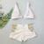 Two Piece Hollow Out Swimwear High Waist Bikini Set Power Day Sale