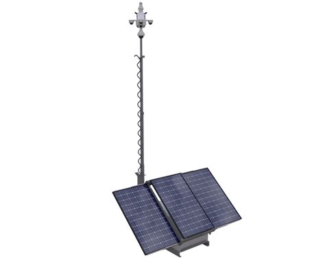 Solar Surveillance Tower Skid Vorp Energy