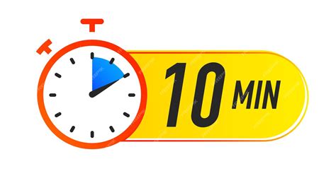 Premium Vector Timer Icon 10 Minutes Vector Colorful Style