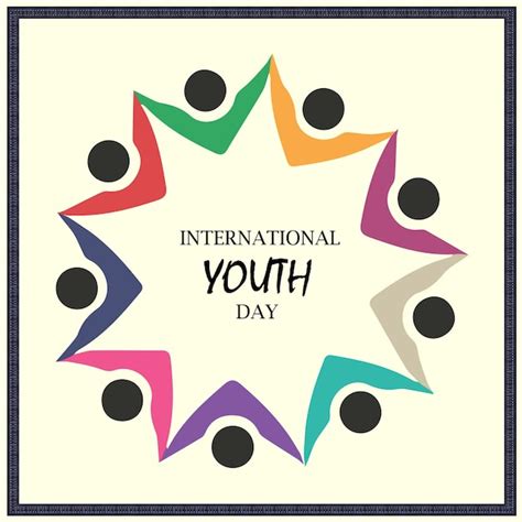 Premium Vector | International youth day 2023