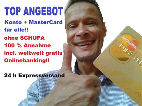 GIROKONTO KONTO MASTERCARD OHNE SCHUFA ONLINEBANKING Girokonto