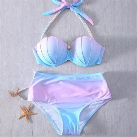 Maillot De Bain Sexy Bikini Solide Push Up Poitrine Sangle