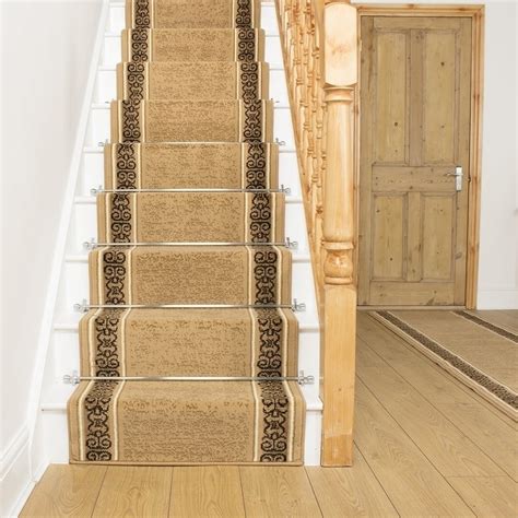 Tribal Beige Stair Runner