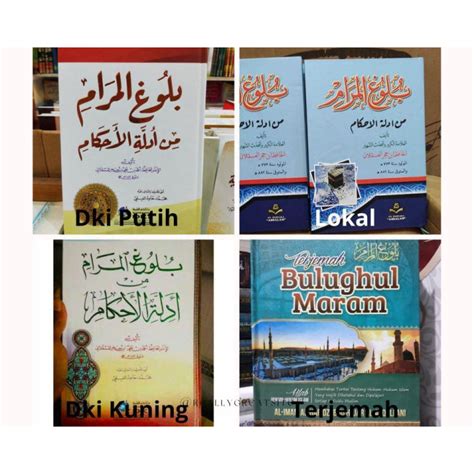 Buku Kitab Bulughul Marom Maram Dki Terjemah Ibnu Hajar Asqalani Hadits