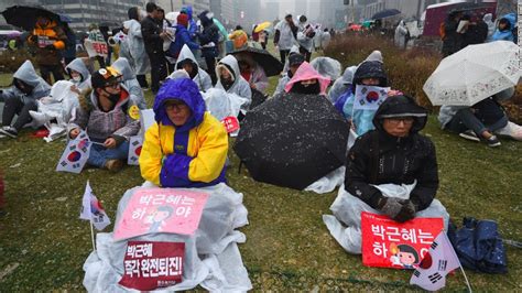 South Korean Protesters Call For President Park Geun Hye To Resign Cnn