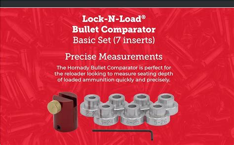 Hornady Lock N Load Bullet Comparator Basic Set Includes