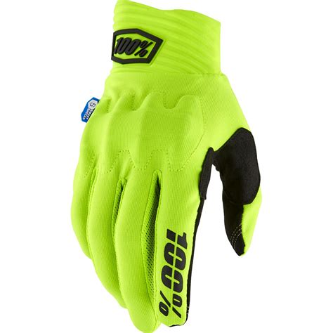 100 Cognito Smart Shock Gloves Fluro Yellow