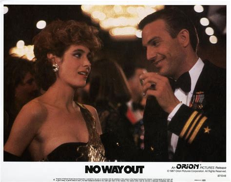 Kevin Costner And Sean Young From No Way Out 1987 Sean Young No