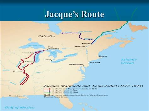 Jacques Marquette Map