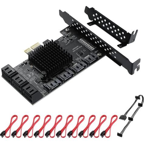 Carte Pcie Sata Ports Carte D Extension Pci E Vers Sata Prise En