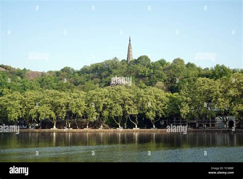 Spring color of West Lake Scenic Area Stock Photo - Alamy