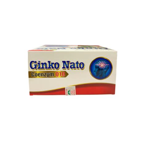Hỗ trợ tăng cường tuần hoàn máu não Ginko Nato Coenzym Q10 hộp 10 vỉ x ...