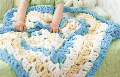 Patr N Gratis Manta Granny Para Beb En Crochet