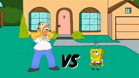 Homer Vs Bob Esponja Gameplay High Level Insane Epic Fight Ultra