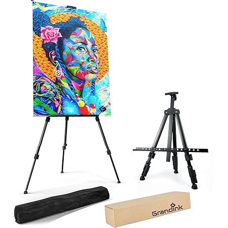 Grandink Premium Artist Wooden Easel Stand 5 FEET With Angle And