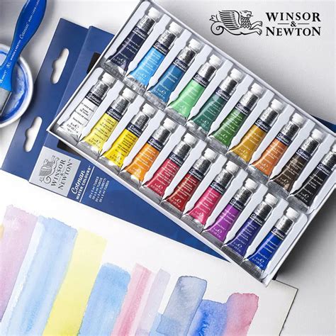 Juego De Acuarelas Winsor Newton Cotman Colores Tubo De Ml