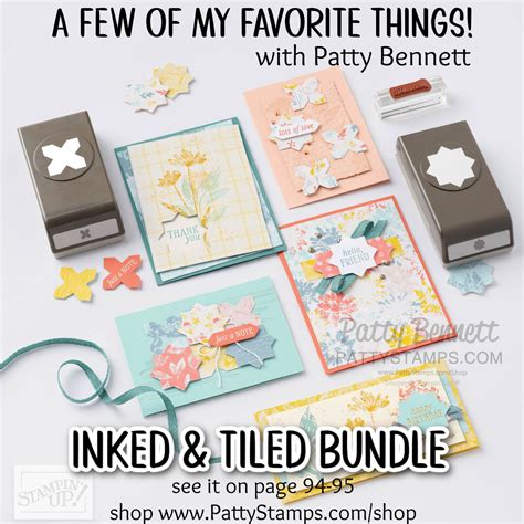 Inked Botanicals Suite Stampin Up Video Patty Stamps